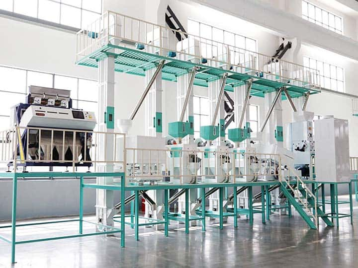 60T/D Integrated Automatic Rice Milling Machine Unit