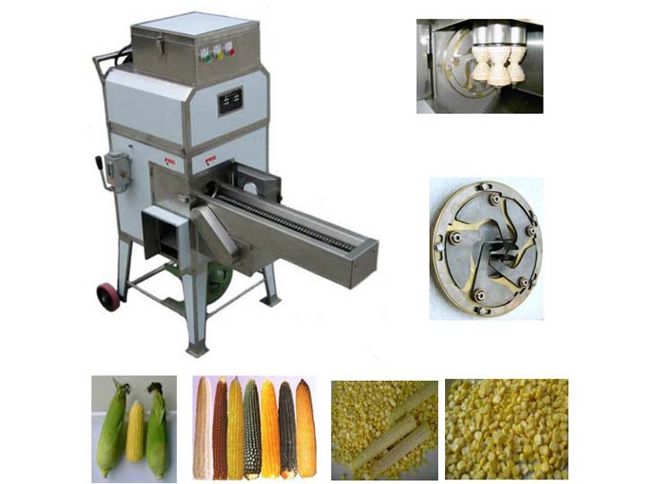 Fresh corn shelling machine丨sweet corn threshing machine equipment
