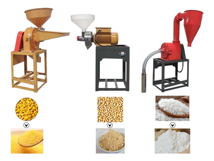 Disk mill machine丨grain grinder machine丨grain crusher with cyclone