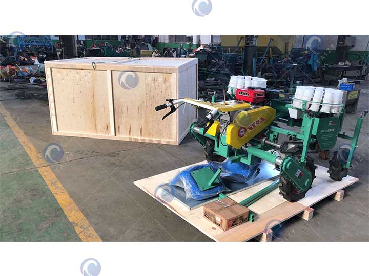 wooden case packing of the onion 2 row transplanter