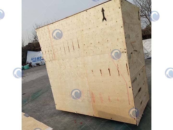 wooden case packing of the straw crushing and recycling machine